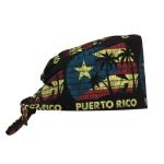 Boricua Pride Palm Tree Work Scrub Caps