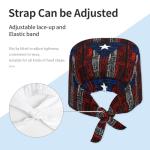 Puerto Rico Towns Flag Adjustable Scrub Cap