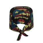 Boricua Pride Palm Tree Work Scrub Caps