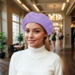 3 Pack Solid Color French Beret Hats for Artists