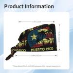 Boricua Pride Palm Tree Work Scrub Caps