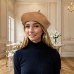 3 Pack Solid Color French Beret Hats for Artists