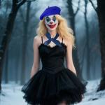 Mifengda Blue French Beret Hat Set with Scarf