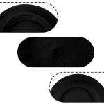 Classic Black French Beret Hat for Artists