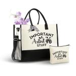 InnoBeta Canvas Tote Bag for Artists and Gift Givers