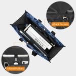 Water Resistant Tote Bag with 22 Pockets