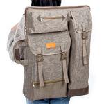 Artist Canvas Backpack Portfolio Case - Large Khaki