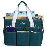 Large Bluish Green Craft Organizer Tote Bag
