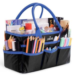 JJring Artist Tote Bag - Blue Edge 600D Nylon
