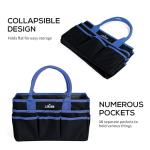 JJring Artist Tote Bag - Blue Edge 600D Nylon