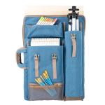 Large Turquoise Artist Portfolio Backpack Case 26” x 19.5”