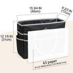 JJRING Large Nylon Artist Tote Bag with 16 Pockets