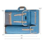 Large Turquoise Artist Portfolio Backpack Case 26” x 19.5”