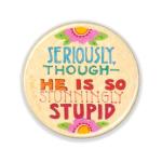 Mary Engelbreit Colorful Tin Button Pin Badge