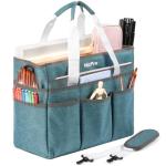 Nicpro Large Art Organizer Tote Bag with Straps