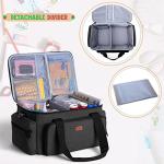 LUXJA Large Craft Tote Bag with Shoulder Strap