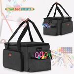 LUXJA Large Craft Tote Bag with Shoulder Strap