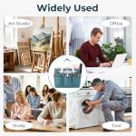 Nicpro Large Art Organizer Tote Bag with Straps