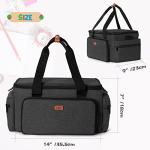 LUXJA Large Craft Tote Bag with Shoulder Strap