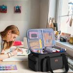 LUXJA Large Craft Tote Bag with Shoulder Strap