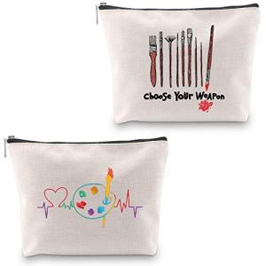 Art Supplies Cosmetic Bag for Painters and Teachers