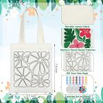 16-Piece Mini DIY Tote Bags for Painting