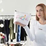 Art Supplies Cosmetic Bag for Painters and Teachers