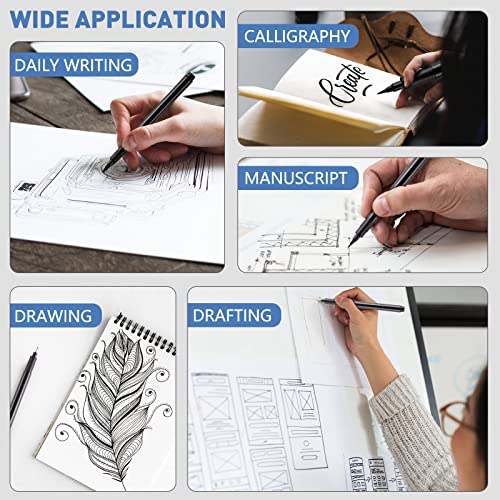 YISAN Fine Tip Drawing Pens - 12 Pack