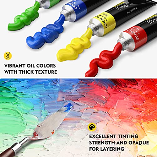 Magicfly Oil Paint Set, 40 Vibrant Colors