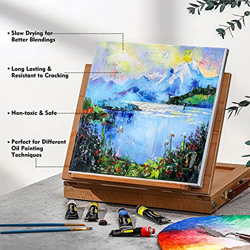 Magicfly Oil Paint Set, 40 Vibrant Colors