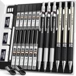 Nicpro 6-Piece Mechanical Pencil and Lead Set