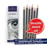 Faber-Castell Graphite Pencil Set for Drawing