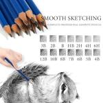 14-Piece Graphite Sketching Pencil Set