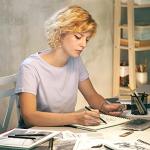 ARTEZA Woodless Graphite Pencils Set of 12