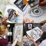 PANDAFLY 22-Piece Sketching Pencil Set