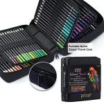 120 Colors Professional Colored Pencils Set with Sketchbook