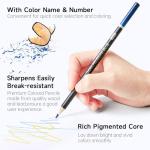 Shuttle Art 174 Colored Pencils Set with Accessories