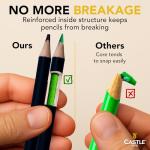 Castle Art Supplies 120 Colored Pencils in Pouch