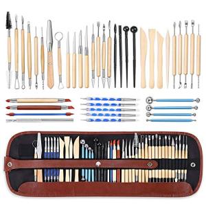 43-Piece Pottery Clay Sculpting Tool Set