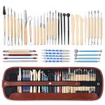 43-Piece Pottery Clay Sculpting Tool Set
