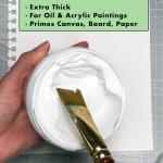 Grumbacher 16-Ounce Gesso Acrylic Medium