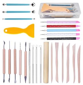 25-Piece Polymer Clay Tool Set for Artists