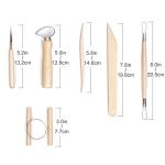12-Piece Pottery Clay Sculpting Tool Set