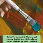 Grumbacher 16-Ounce Gesso Acrylic Medium