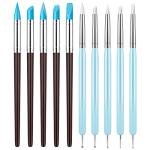 Clatoon 10-Piece Silicone Clay Sculpting Tool Set