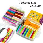 52 Color Polymer Clay Set with Tools and Accessories