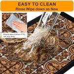 Decorative Rubber Boot Tray with Artistic Prints