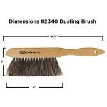 ALVIN Mini Dusting Brush - 100% Horsehair, 10 Inches