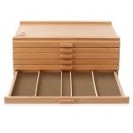 6 Drawer Wooden Artist Storage Box for Supplies