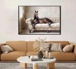 Rustic Horse Canvas Wall Art for Home Decor